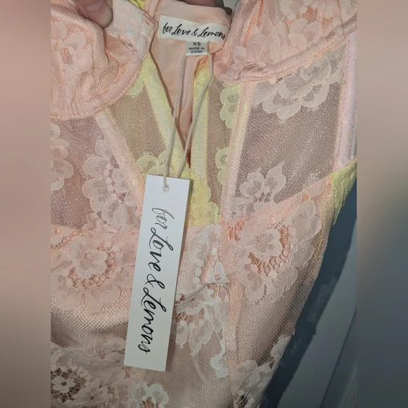 For Love & Lemons Blossom Maxi Dress In Color Multi. Size XS - Picture 6 of 8